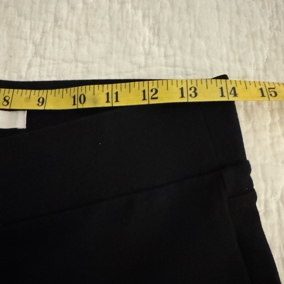 Loft ankle pant elastic waist, pull on black. Size MP - Picture 5 of 7